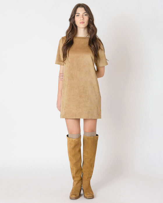 Suede Shift Dress