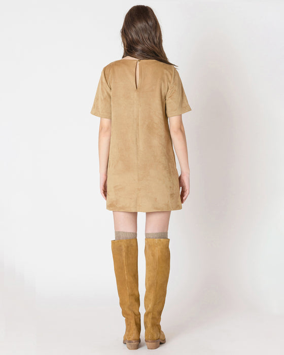 Suede Shift Dress