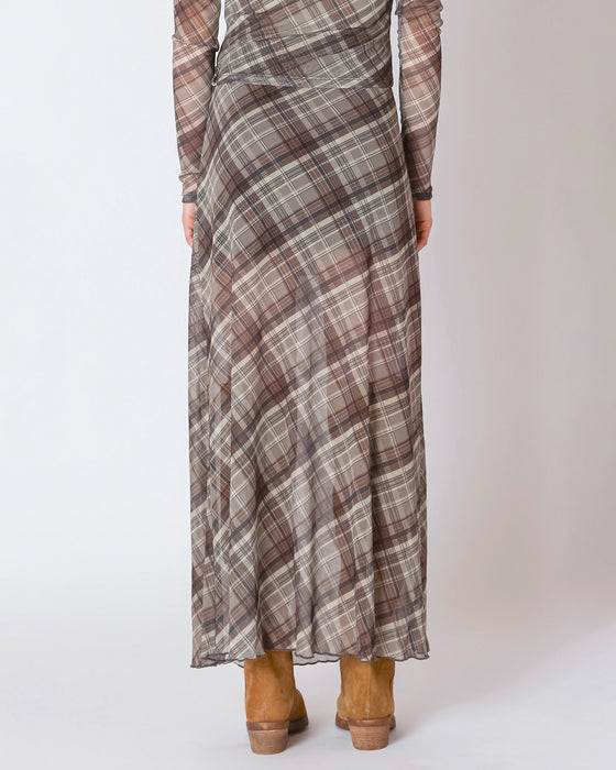 Mesh Midi Skirt