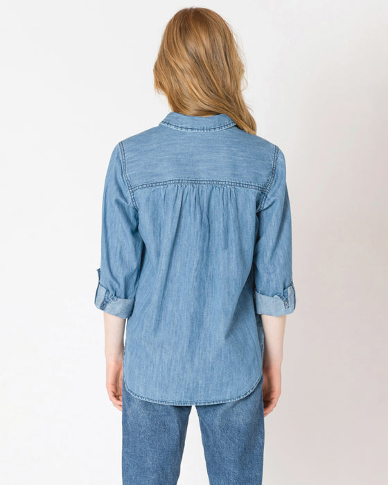 Washed Pocket Denim Shirt