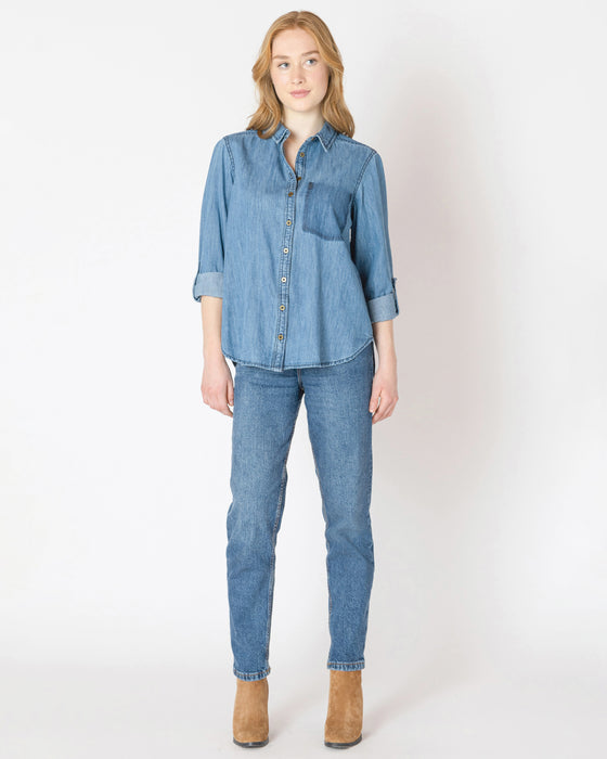 Washed Pocket Denim Shirt